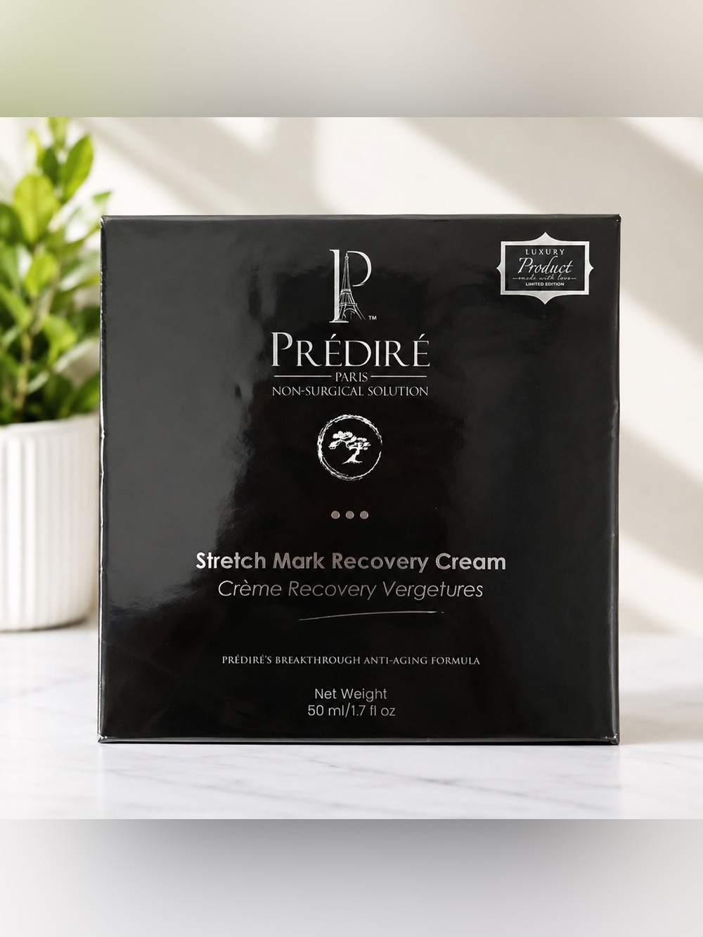Prédiré Stretch Mark Recovery Cream – Black